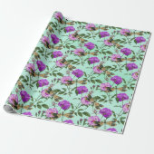 Vintage Libellen Serie Design 15 Cadeaupapier (Uitgerold)