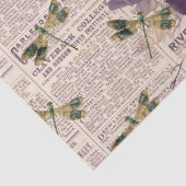 Vintage Libellen Serie Design 6 Tissuepapier (Detail)