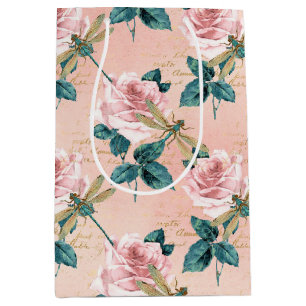 Vintage Libellen Serie Ontwerp 1 Medium Cadeauzakje