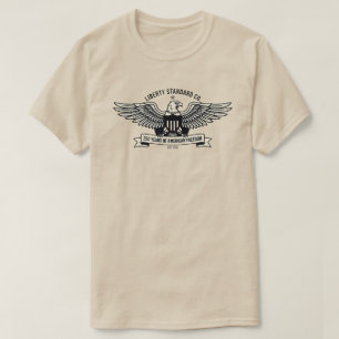 Vintage Liberty Standard Co Amerikaanse Adelaar Pa T-shirt