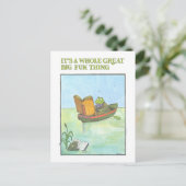 Vintage Library Reading Poster Briefkaart (Staand voorkant)