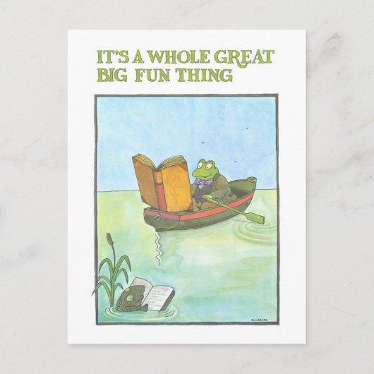 Vintage Library Reading Poster Briefkaart (Voorkant)