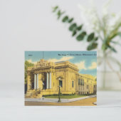 Vintage, Library, Williamsport, Pennsylvania Briefkaart (Staand voorkant)