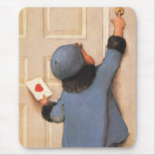 Vintage Liebesbrief van Jessie Willcox Smith Muismat