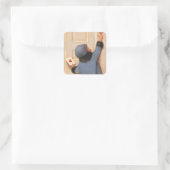 Vintage Liebesbrief van Jessie Willcox Smith Vierkante Sticker (Tas)