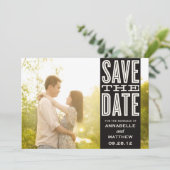 VINTAGE LIEFDE | AANKONDIGING VAN DE DATUM (Staand voorkant)