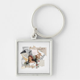 vintage liefde die oud genoemd wordt is goud sleutelhanger