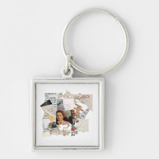 vintage liefde die oud genoemd wordt is goud sleutelhanger