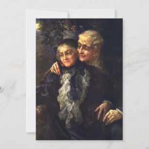Vintage Liefde en Romantiek, 50ste Verjaardagsfees Kaart