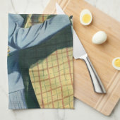 Vintage Liefde en Romantiek, Kerst Dans Theedoek (Quarter Fold)
