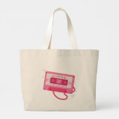 vintage liefde grote tote bag (Achterkant)