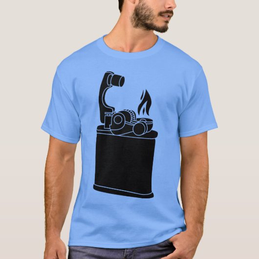 vintage lighter funny t-shirt (Voorkant)