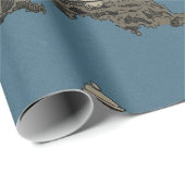 Vintage lighthouse pattern cadeaupapier (Rol Hoek)