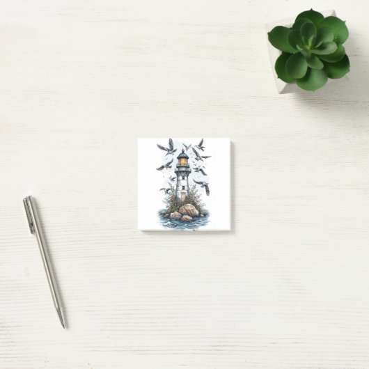 Vintage Lighthouse Post-it® Notes (Kantoor)