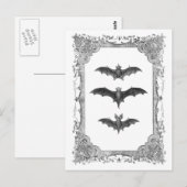 Vintage Lijst Halloween Briefkaart (Voorkant / Achterkant)