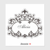 Vintage lijst sticker (Vel)