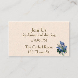 Vintage Lilacs Receptie Kaarten