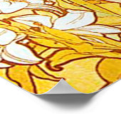 Vintage Lily door Alphonse Mucha Poster (Hoek)