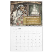 Vintage Limericks Whimsical Animals | Nonsense Kalender (Jan 2027)