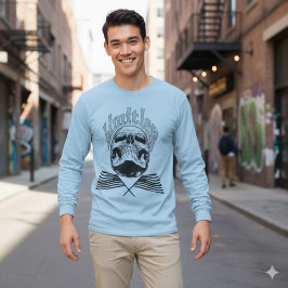 Vintage Limitless Skull T-shirt met lange mouwen