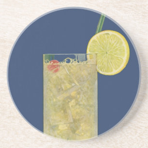 Vintage limonade of fruitsap, drankjes dranken zandsteen onderzetter