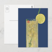 Vintage limonade of vruchtenmoes, Drinken Beverage Briefkaart (Voorkant / Achterkant)