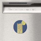 Vintage limonade of vruchtenmoes, Drinken Beverage Magneet (Insitu (Vaatwasser))