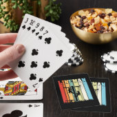 Vintage Lineman Retro Elektricien Cadeau Idee Pokerkaarten (Insitu)