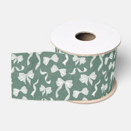 Vintage lint & strikken waterverf linnen (groen)