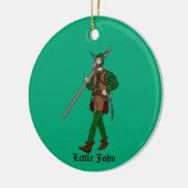 Vintage Little John-versiering Keramisch Ornament (Links)