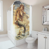 Vintage Little Mermaid Douchegordijn (In situ)