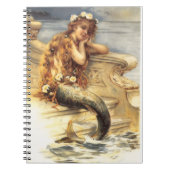 Vintage Little Mermaid Notitieboek (Voorkant)
