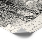 Vintage Llama Alpaca Sjabloon Llamas Alpacas Poster (Hoek)