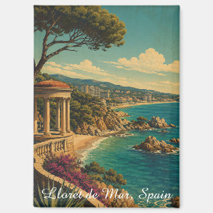 Vintage Lloret de Mar Spanje Reizen Zomer  Magneet