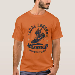 Vintage "LOCALE LEGENDEN" Atletiek Afd. Vleugelsch T-shirt