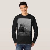 Vintage Locomotive Train Steam Engine T-shirt (Voorkant volledig)