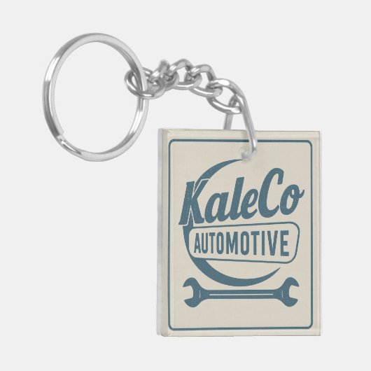 Vintage Logo Keychain (Voorkant Links)