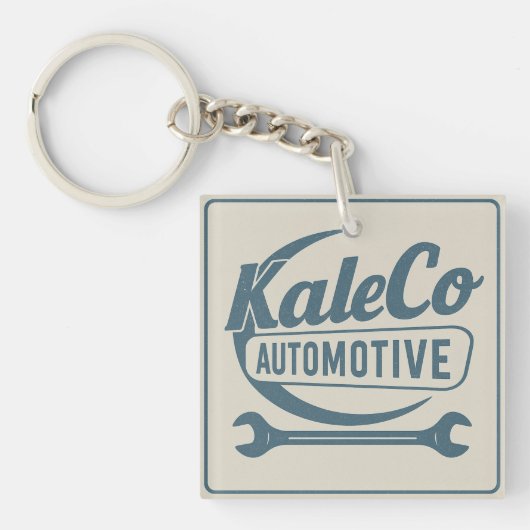 Vintage Logo Keychain (Voorkant)