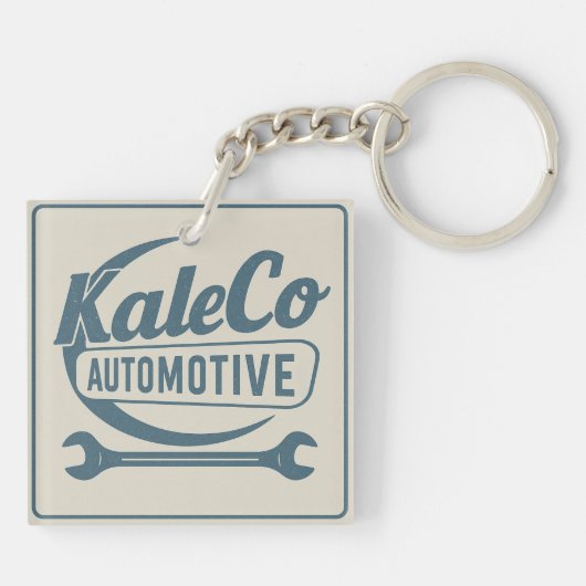 Vintage Logo Keychain (Achterkant)