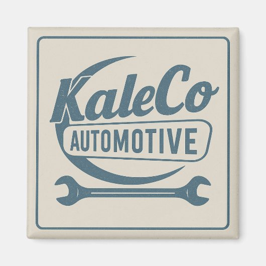 Vintage Logo Magnet (Voorkant)
