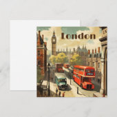 Vintage Londen Big Ben Aangepaste Tekst (Voorkant / Achterkant)