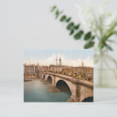 Vintage Londen Bridge Londen Engeland Briefkaart (Staand voorkant)