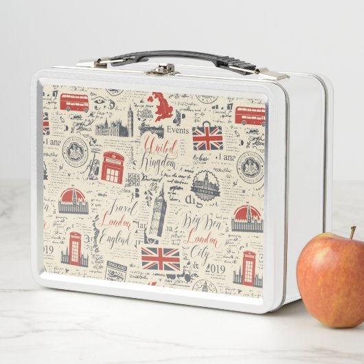 Vintage Londen Lunchbox (In situ)