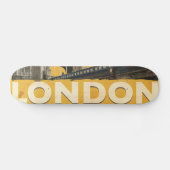 Vintage Londen Poster Skateboard (Horizontaal)