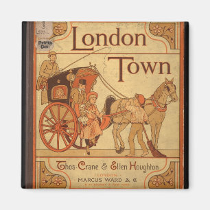 Vintage - Londen Town Magneet