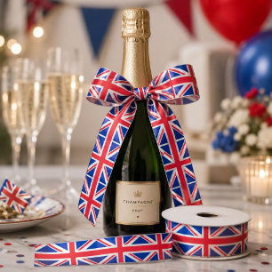vintage Londense mode Britse vlag union jack Satijnen Lint