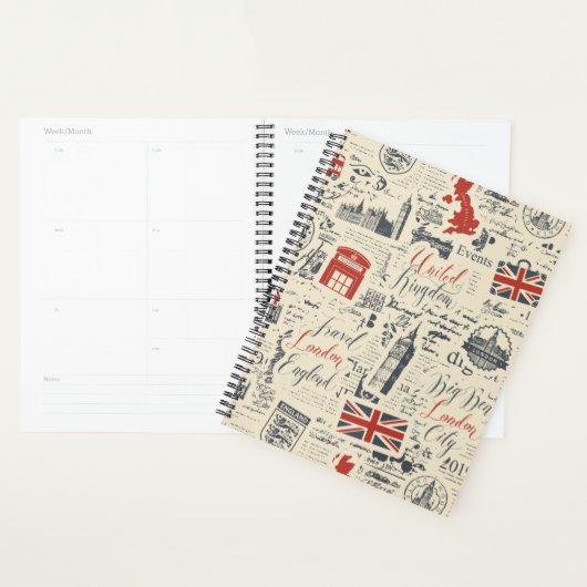 Vintage Londense Planner (Display)