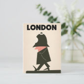 Vintage Londense policeman reisposter Briefkaart (Staand voorkant)