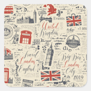 Vintage Londense Stickers