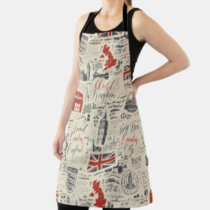 Vintage London Apron  Schort